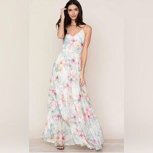 chinese dress ladies Alex Maxi Summer Sea / S